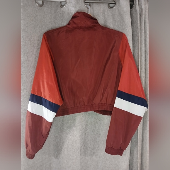 NEW LOOK SPORT WOMEN'S LONG SLEEVE RED WHITE AND BLUE TOP XL - Picture 2 of 3